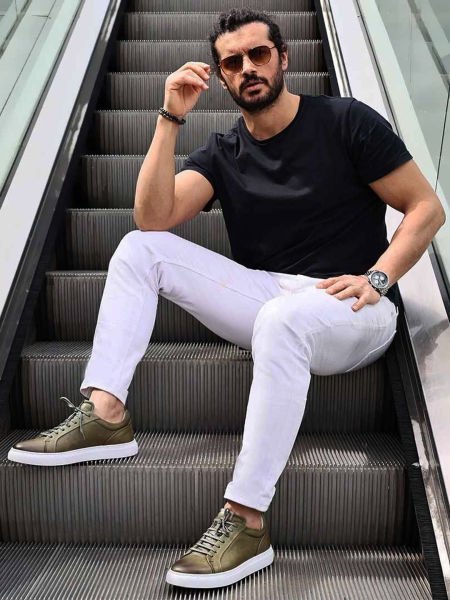 GREEN CORY ERKEK DERİ GÜNLÜK TARZ AYAKKABI