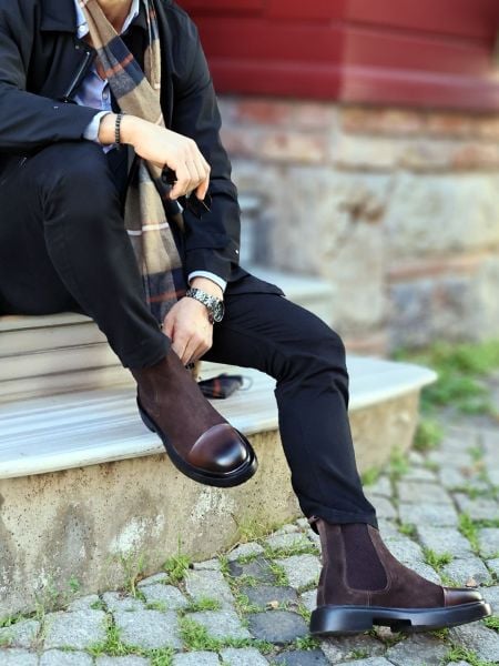 İBAY 080 MAJOR BROWN SUEDE - 44
