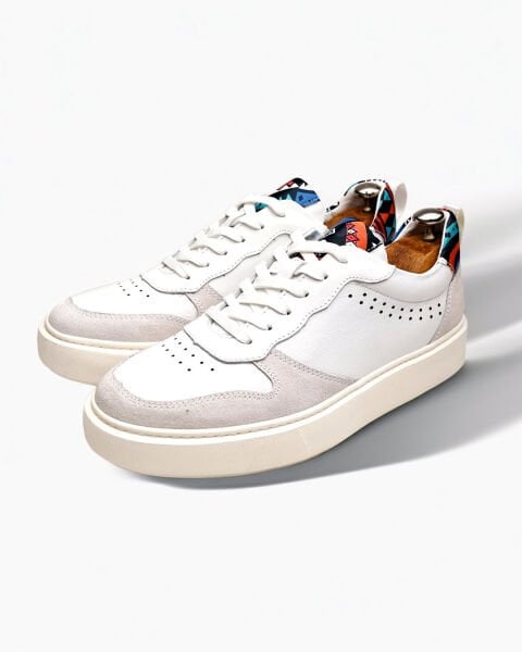 İBAY GIANNI WHITE MEN'S LEATHER DAILY SHOES WHITE - 41