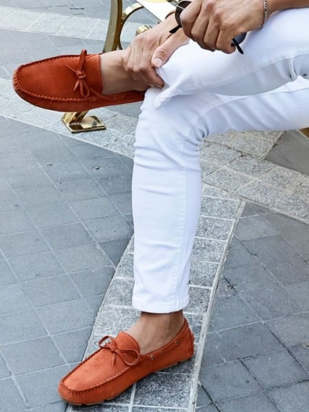 İBAY CLEVER CREAM SUE MEN'S DAILY SHOES BRICK SUEDE - 43