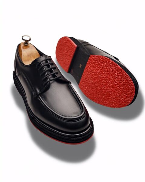 BLACK DRIVE HAKİKİ DERİ ERKEK GÜNLÜK RAHAT TARZ AYAKKABI SİYAH FLOTER - 42