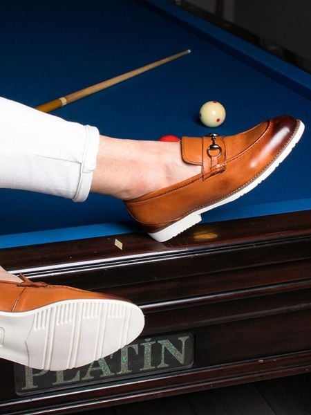 İBAY DANIEL TABA MEN'S LEATHER CLASSIC SHOES TABA - 43