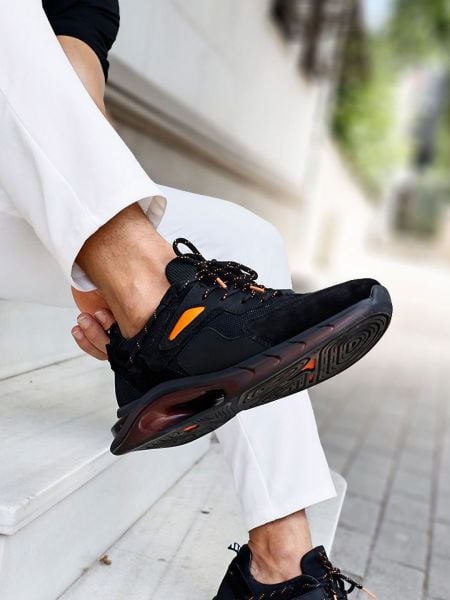 SCHWARZ SCHWARZ DROGBA TÄGLICHE SCHUHE AUS ECHTLEDER SCHWARZ SCHWARZ - 42