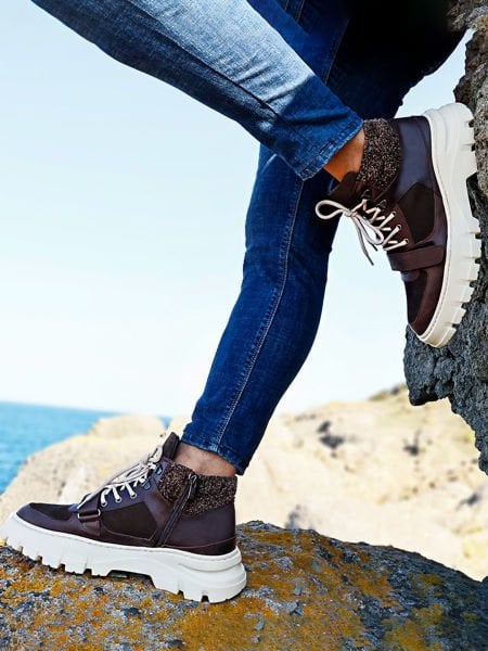 İBAY FİLİPPO GENUINE LEATHER MEN'S BOOTS BROWN NUBUCK - 41