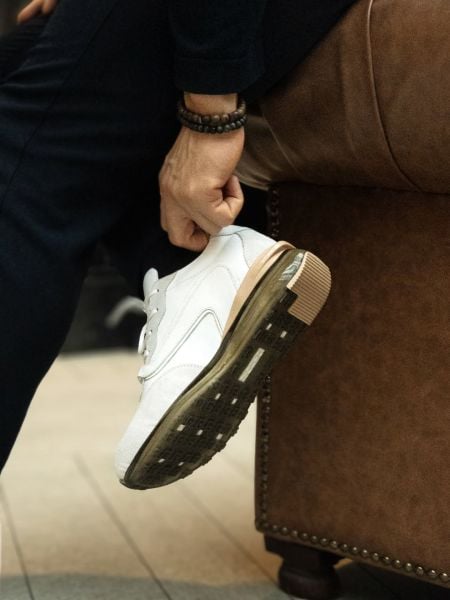 İBAY 2217 ENJOY WHITE MEN'S LEATHER DAILY SHOES WHITE - 43