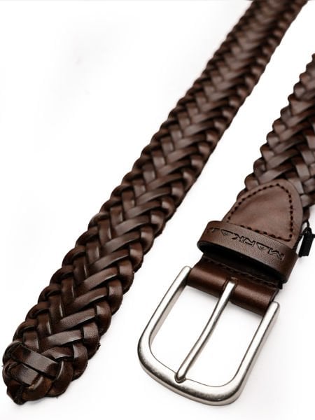 COFFEE KNIGHT ÖRGÜ KEMER KAHVE - 140CM