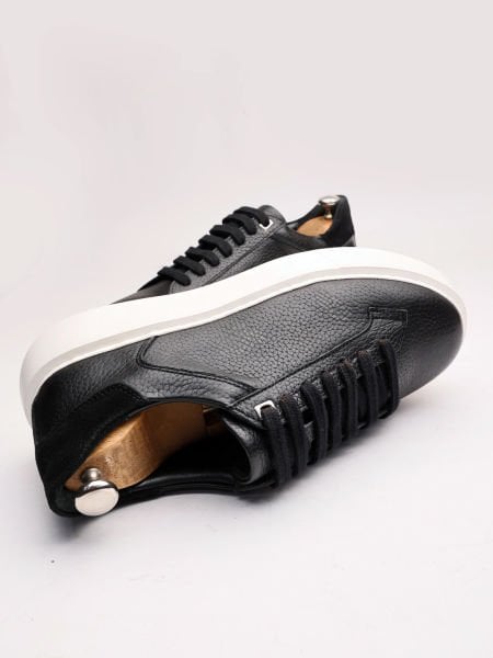 BLACK EVEREST BLACK STYLE MEN'S CASUAL SHOES BLACK FLOTER - 45