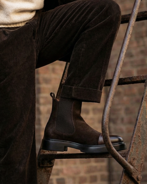 COFFEE SUEDE MAJOR HAKİKİ DERİ BOT KAHVE SÜET - 37