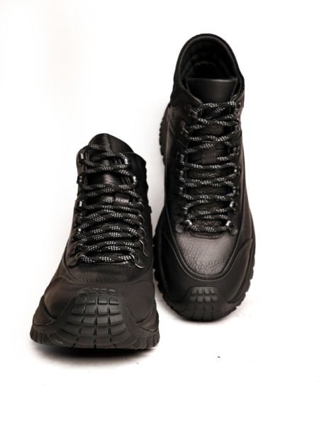 BLACK SCOOT HAKİKİ DERİ ERKEK GÜNLÜK BOT SİYAH - 40