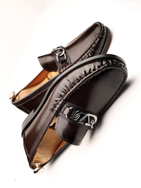 COFFEE SANTA KAHVE AÇMA HAKİKİ DERİ KÖSELE TABAN ERKEK TARZ AYAKKABI KAHVE AÇMA - 42