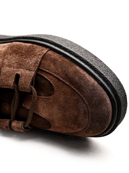 COFFEE SUEDE IMPERIO ERKEK DERİ KALİTELİ KISA BOT KAHVE SÜET - 46