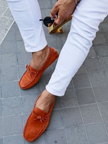 İBAY CLEVER CREAM SUE MEN'S DAILY SHOES BRICK SUEDE - 42