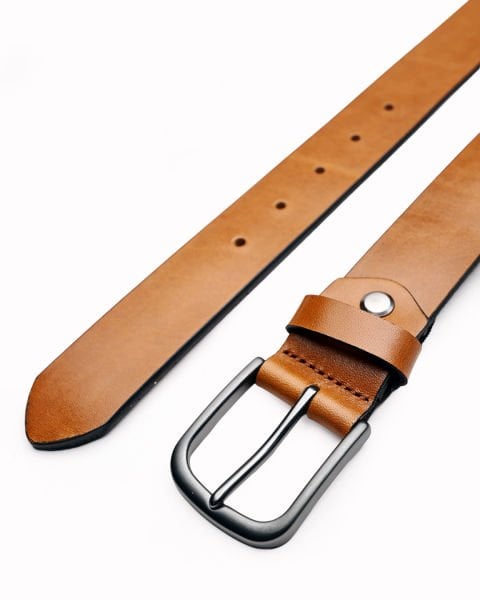 TABACO LION BELT HAKİKİ DERİ ERKEK KEMER 053 TABA NAPPA DERİ - 140CM