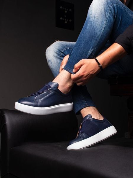 NAVY BLUE WAGNER ERKEK TARZ GÜNLÜK AYAKKABI LACİVERT - 42