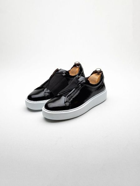 PATENT LEATHER WAGNER ERKEK HAKİKİ DERİ AYAKKABI RUGAN DERİ - 39