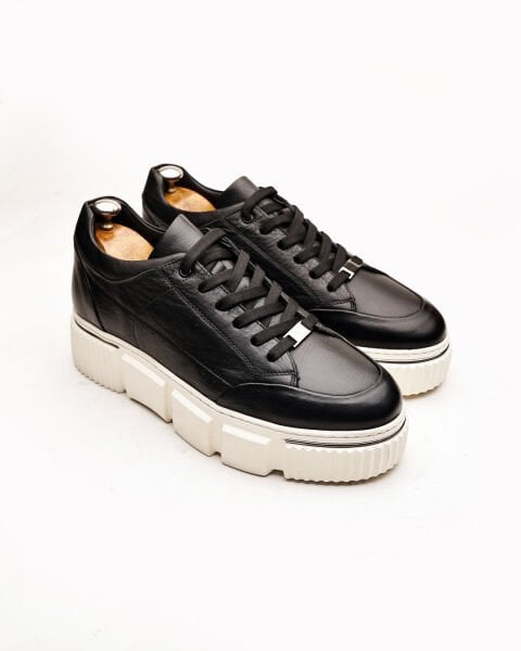 BLACK VELAR Erkek Deri Ayakkabı – Rahat ve Şık SİYAH - 43