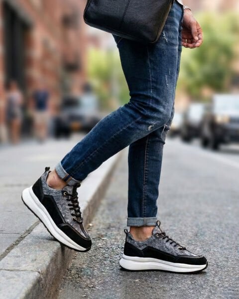 BLACK SCARPA HAKİKİ DERİ ERKEK GÜNLÜK AYAKKABI SİYAH - 40