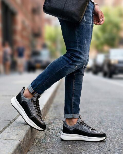 BLACK SCARPA HAKİKİ DERİ ERKEK GÜNLÜK AYAKKABI SİYAH - 46