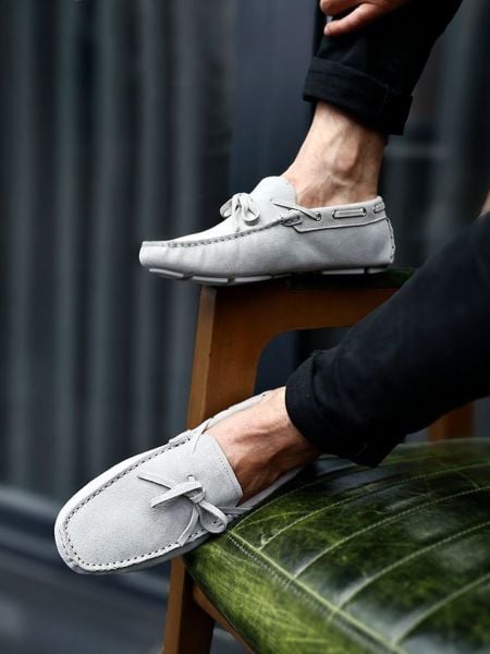 İBAY 3791 CLEVER GRAY SUEDE MEN'S LEATHER SHOES GRAY SUEDE - 40