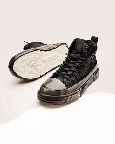 BLACK DELUX W TARZ ERKEK BOT SİYAH - 43