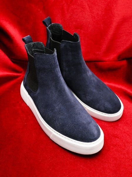 NAWY BLUE SUE CONE NAVY BLUE SUEDE - 43