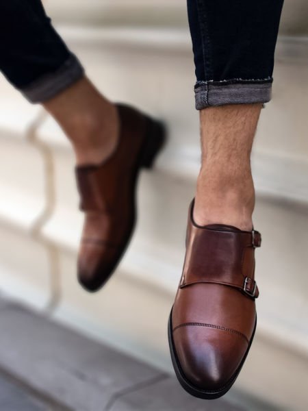 İBAY COSTA Men's Brown Genuine Leather Classic Shoes