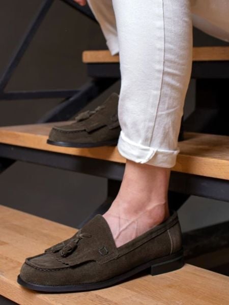 GRÜNE SUE GEORGE KHAKI WILDLEDERSCHUHE FÜR HERREN KHAKI WILDLEDER - 42