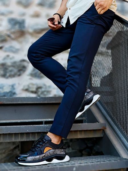 İBAY 2227 GAZ AIR BLACK Patent Leather - 41