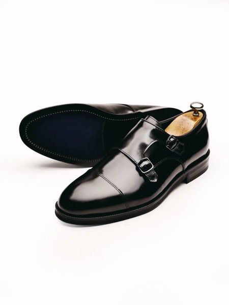 PATENT BLACK COSTA HAKİKİ DERİ ERKEK GÜNLÜK AYAKKABI SİYAH AÇMA - 45