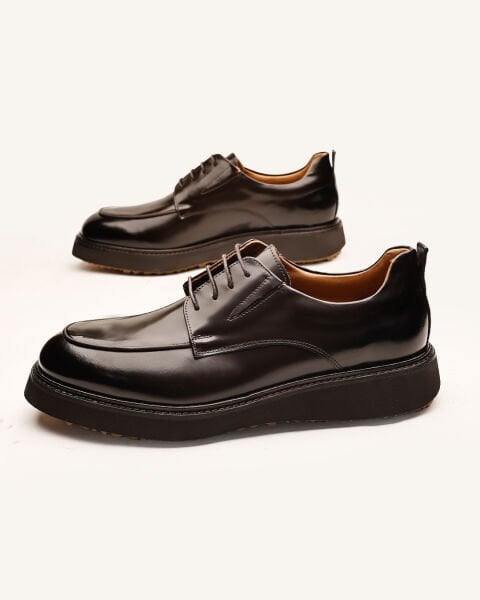 Patent Coffee Parma Hakiki Deri Şık ve Rahat Erkek Klasik Ayakkabı – Kahverengi KAHVE AÇMA - 37