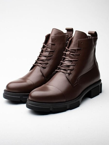 COFFEE DYNAMIC STIEFEL AUS ECHTLEDER KAFFEE - 41