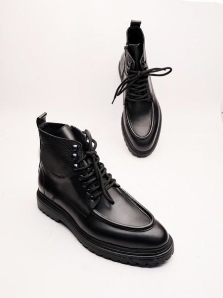 IBAY PRIVATE ECHTLEDER HERREN KOMFORTABLE STIEFEL SCHWARZ FLOTER - 45