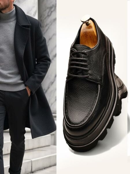 BALCK VALENTE HAKİKİ DERİ ERKEK GÜNLÜK AYAKKABI