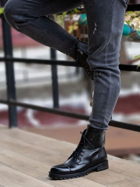 BLACK WINNER POSTER AUS ECHTLEDER MIT REISSVERSCHLUSS SCHWARZ - 39