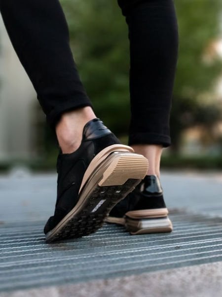 İBAY 2217 ENJOY BLACK MEN'S LEATHER DAILY SHOES