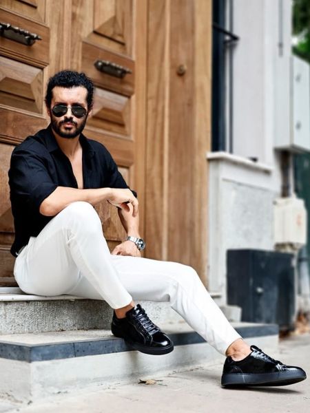 LACKLEDER HEILIGE HERRENSCHUHE AUS ECHTEM LEDER Lackleder - 41