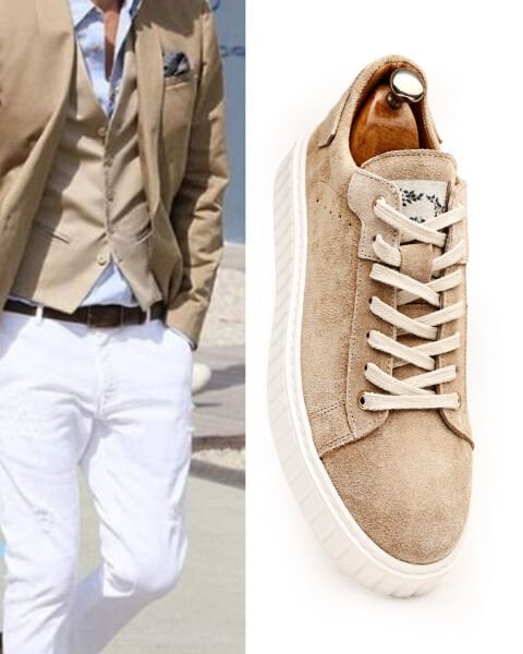 TOBACCO SUEDE PORTO HAKİKİ DERİ ERKEK GÜNLÜK AYAKKABI TABA SÜET - 46