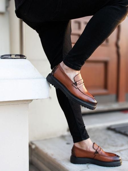 TABACO GRECO HERREN-ECHTLEDER-TÄGLICH KOMFORTABLE KLASSISCHE SCHUHE TABA - 39