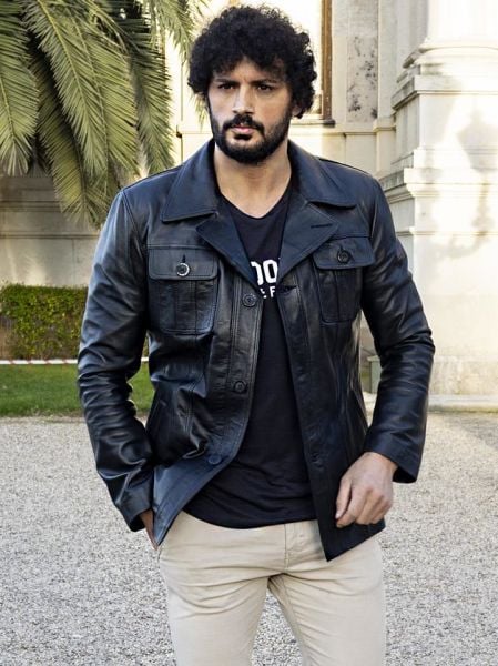 JOHN DAWID COMSER HAKİKİ DERİ ERKEK SİYAH CEKET SİYAH - S