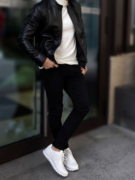 WHITE REBEL RAHAT ERKEK BEYAZ DERİ GÜNLÜK AYAKKABI BEYAZ - 42