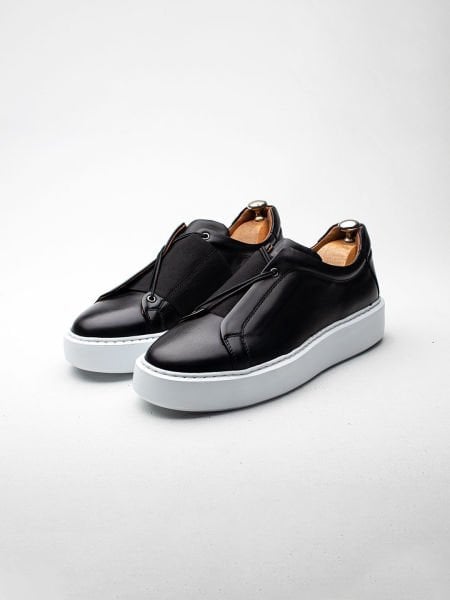İBAY E3737 WAGNER MEN'S LEATHER DAYTIME SHOES BLACK - 41