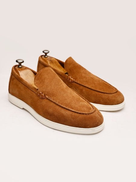 TABACO SUEDE PIANA W BEQUEME HERREN SOMMERSCHUHE AUS WILDLEDER