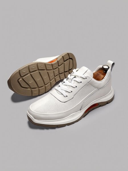 WHITE GONDOL HAKİKİ DERİ ERKEK GÜNLÜK RAHAT VE KALİTELİ ERKEK AYAKKABI