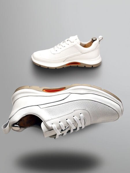 WHITE GONDOL HAKİKİ DERİ ERKEK GÜNLÜK RAHAT VE KALİTELİ ERKEK AYAKKABI