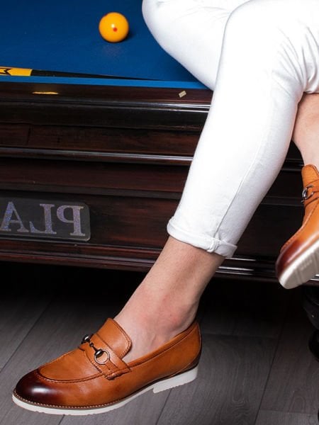 İBAY DANIEL TABA MEN'S LEATHER CLASSIC SHOES TABA - 43