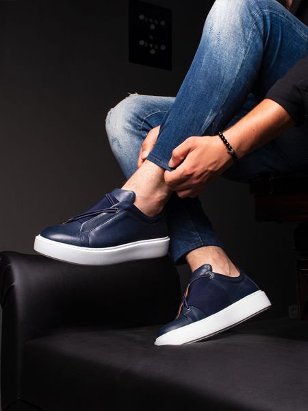 İBAY E3737 WAGNER DARK BLUE MEN'S STYLE DAILY SHOES