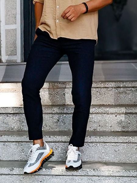 İBAY 4802 SALVADOR WHITE GRAY MEN'S STYLE SHOES WHITE GRAY - 43