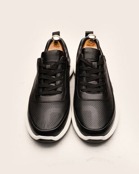 BLACK GONDOL ÇPK RAHAT ERKEK DERİ GÜNLÜK AYAKKABI SİYAH - 45