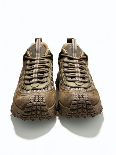 KHAKI TIMBER KALİTELİ HAKİKİ DERİ ERKEK SAĞLAM AYAKKABI HAKİ YEŞİLİ - 45