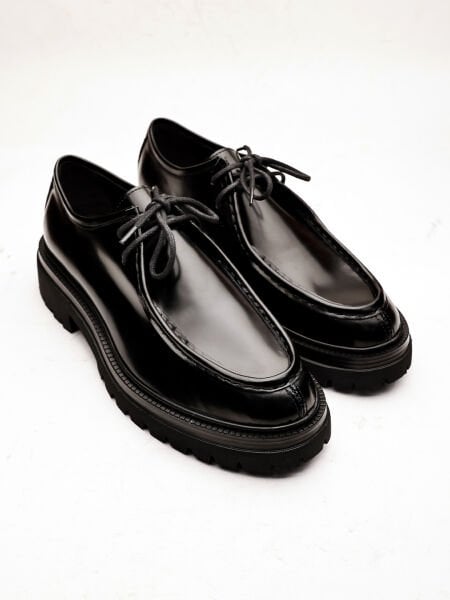 PATENT BLACK NEPAL W HAKİKİ DERİ ERKEK ŞIK RAHAT AYAKKABI